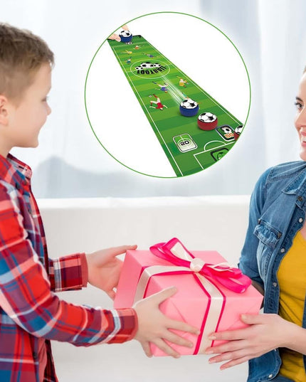 Joc Interactiv, Covor de Fotbal 90 x 20 cm, 1-4 Jucatori, +5 Ani, 6 Mingi Incluse