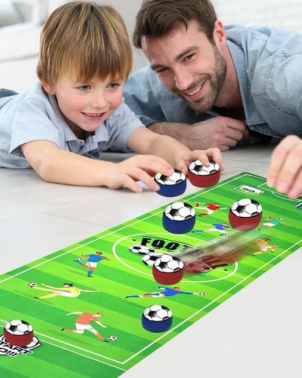 Joc Interactiv, Covor de Fotbal 90 x 20 cm, 1-4 Jucatori, +5 Ani, 6 Mingi Incluse