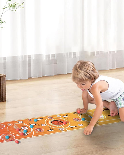 Joc Interactiv, Covor de Basket 90 x 20 cm, 1-4 Jucatori, +5 Ani, 6 Mingi Incluse