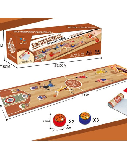 Joc Interactiv, Covor de Basket 90 x 20 cm, 1-4 Jucatori, +5 Ani, 6 Mingi Incluse