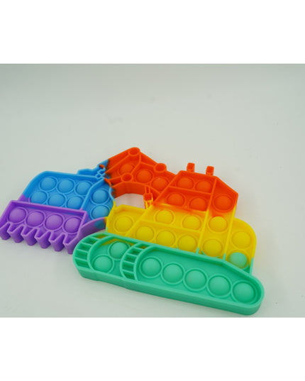 Jucarie antistres din silicon Pop it Now and Flip It ,Excavator , ,Model 4