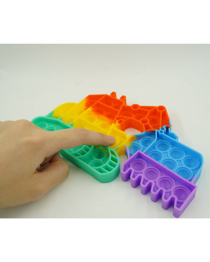 Jucarie antistres din silicon Pop it Now and Flip It ,Excavator , ,Model 4