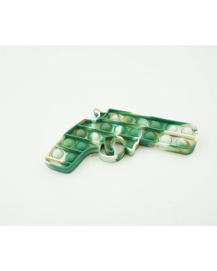 Jucarie antistres din silicon, Pop It Now and Flip It, Pistol, /