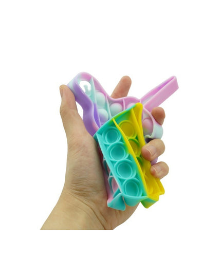 Jucarie antistres din silicon, Pop it Now and Flip It, Unicorn,Model 3