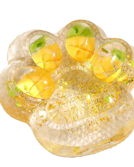 Jucarie Antistres Squishy, Labuta de Pisica Squeeze Toys, cu Revenire Lenta, 7.5 cm, Model 270525