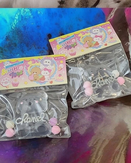Jucarie Antistres Squishy, cu Revenire Lenta, Squeeze Pinch, Family Model Animalute, Ambalaj