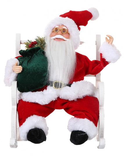 Jucarie decorativa, Mos Craciun, x , grosime , lana, tesatura de plus, poliester, interior/exterior