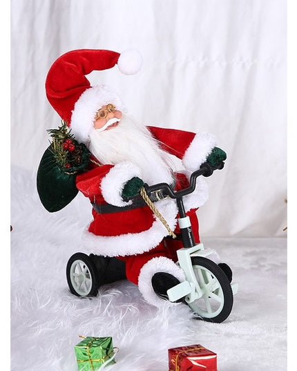 Jucarie decorativa, Mos Craciun, x , grosime , lana, tesatura de plus, poliester, interior/exterior