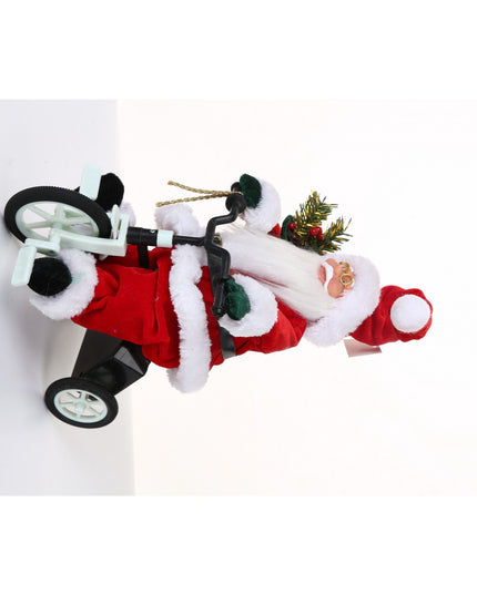 Jucarie decorativa, Mos Craciun, x , grosime , lana, tesatura de plus, poliester, interior/exterior