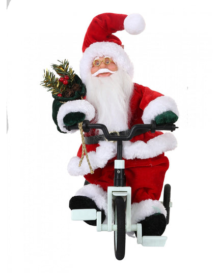 Jucarie decorativa, Mos Craciun, x , grosime , lana, tesatura de plus, poliester, interior/exterior