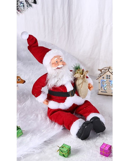 Jucarie decorativa, Mos Craciun, x , grosime , lana, tesatura de plus, poliester, interior/exterior