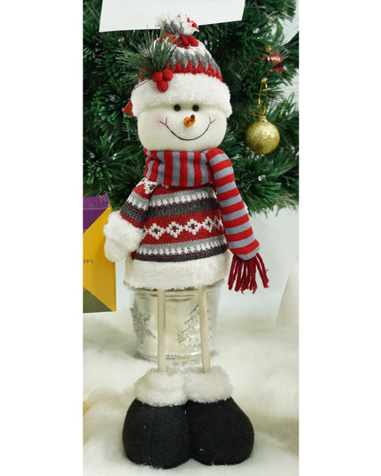 Jucarie decorativa, Om de zapada,lana, tesatura de plus, poliester, interior/exterior