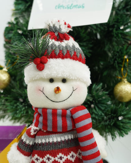 Jucarie decorativa, Om de zapada,lana, tesatura de plus, poliester, interior/exterior