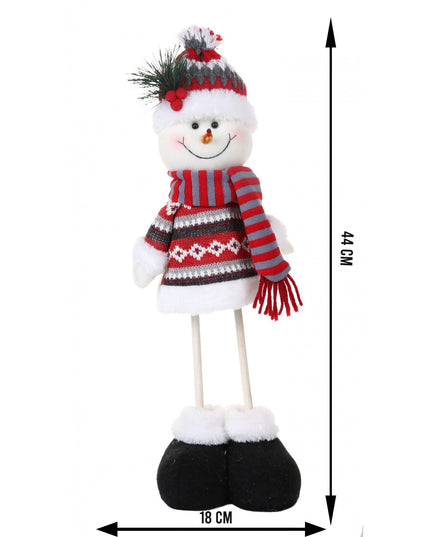 Jucarie decorativa, Om de zapada,lana, tesatura de plus, poliester, interior/exterior