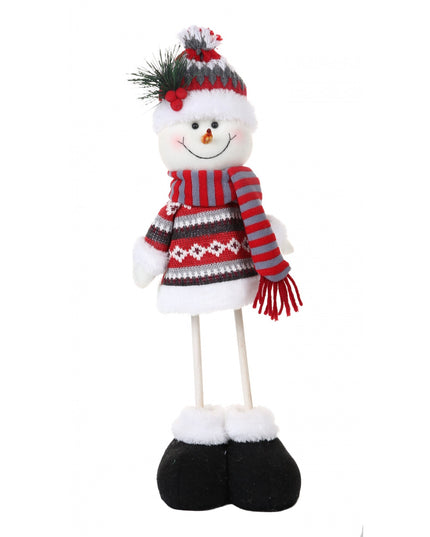 Jucarie decorativa, Om de zapada,lana, tesatura de plus, poliester, interior/exterior