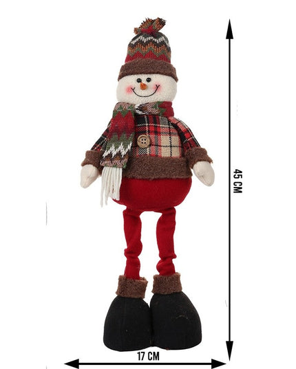 Jucarie decorativa, Om de zapada,lana, tesatura de plus, poliester, interior/exterior