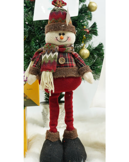 Jucarie decorativa, Om de zapada,lana, tesatura de plus, poliester, interior/exterior