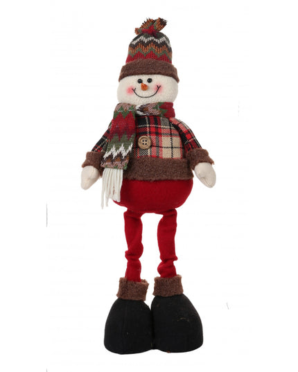 Jucarie decorativa, Om de zapada,lana, tesatura de plus, poliester, interior/exterior