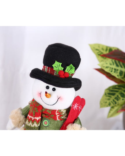 Jucarie decorativa, Om de zapada,lana, tesatura de plus, poliester, interior/exterior