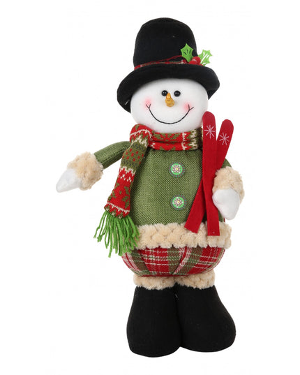 Jucarie decorativa, Om de zapada,lana, tesatura de plus, poliester, interior/exterior