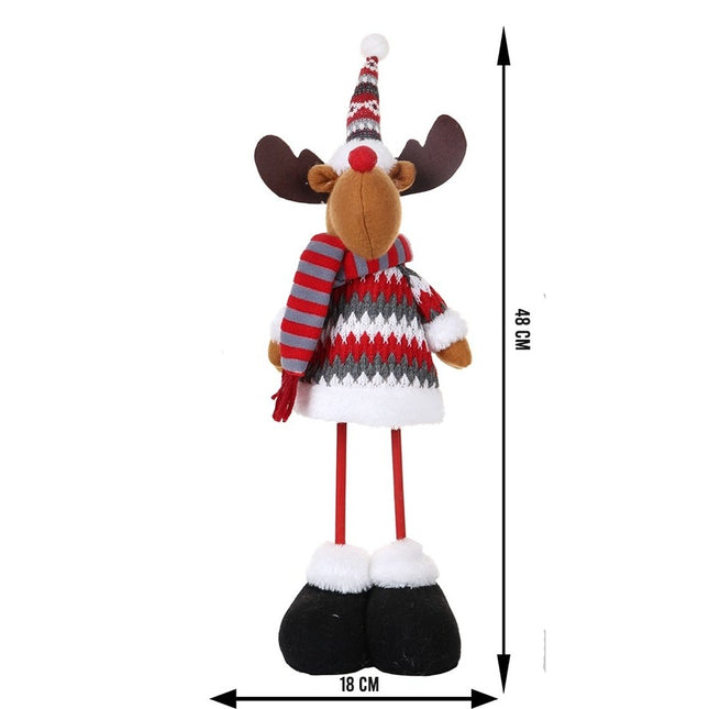 Jucarie decorativa, Ren,lana, tesatura de plus, poliester, interior/exterior