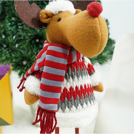 Jucarie decorativa, Ren,lana, tesatura de plus, poliester, interior/exterior