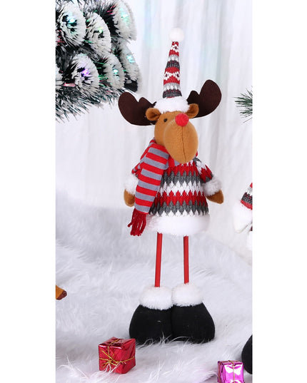 Jucarie decorativa, Ren,lana, tesatura de plus, poliester, interior/exterior