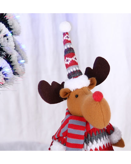 Jucarie decorativa, Ren,lana, tesatura de plus, poliester, interior/exterior