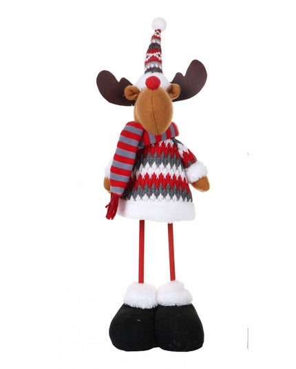 Jucarie decorativa, Ren,lana, tesatura de plus, poliester, interior/exterior