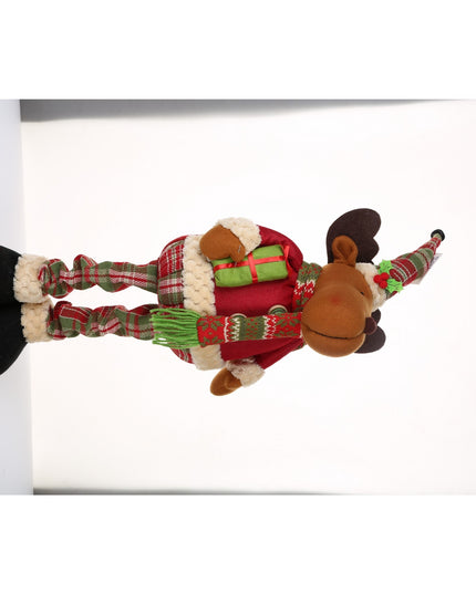 Jucarie decorativa, Ren, inaltime , cu extensie pana la , latime , lana, tesatura de plus, poliester, interior/exterior