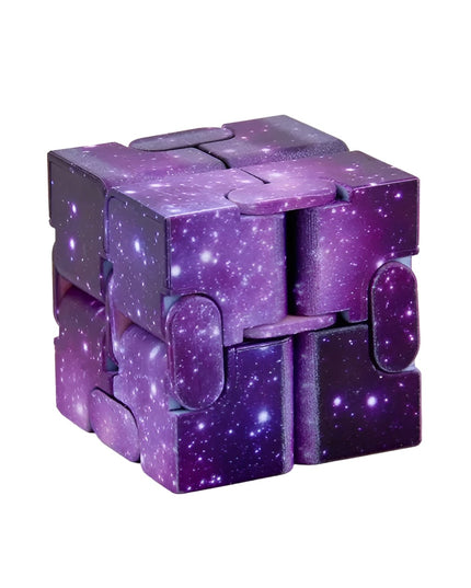 Jucarie Interactiva Antistres cu Miscari Infinite, Cub Magic, 3 ani, 4x4x4cm