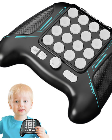 Jucarie Interactiva Pop It, Tip Consola, Anti-Stres, 5 Moduri de Joc, din ABS si Silicon, +3 Ani, Sunete si Lumini Model Controller