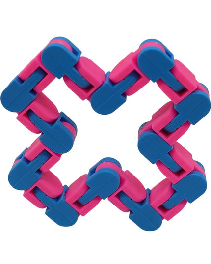 Jucarie Senzoriala Antistres, Fidget Toys, Puzzle de Imbinat Tip Sarpe, 24 Piese, +3 Ani, /