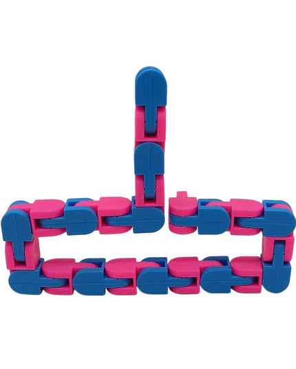 Jucarie Senzoriala Antistres, Fidget Toys, Puzzle de Imbinat Tip Sarpe, 24 Piese, +3 Ani, /