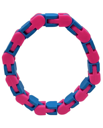 Jucarie Senzoriala Antistres, Fidget Toys, Puzzle de Imbinat Tip Sarpe, 24 Piese, +3 Ani, /