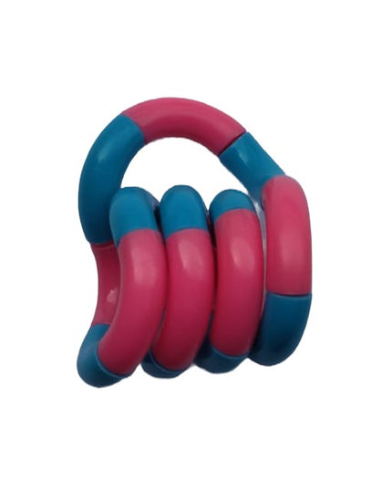 Jucarie Senzoriala Antistres, Fidget Twist, cu Miscari Infinite de Decompresie, 2 Culori, / , + 3 ani