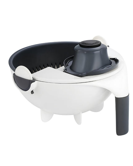 Tocator Multifunctional, Lame Otel Inoxidabil, cu Suport Scurgere, Maner, Protectie Mana