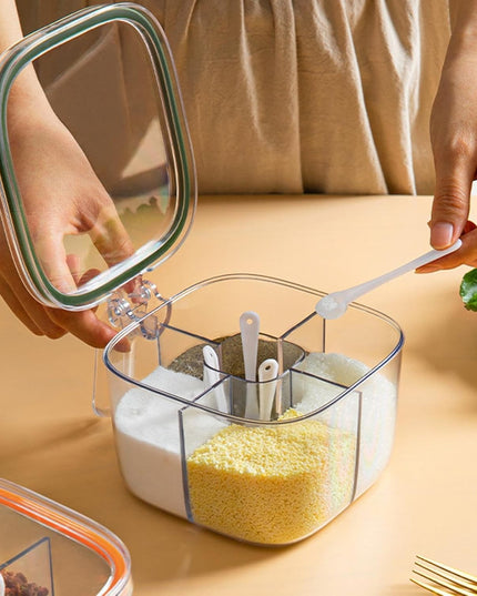 Depozitare Alimente, din Plastic/Silicon,5 Compartimente