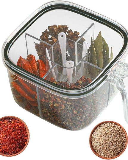 Depozitare Alimente, din Plastic/Silicon,5 Compartimente