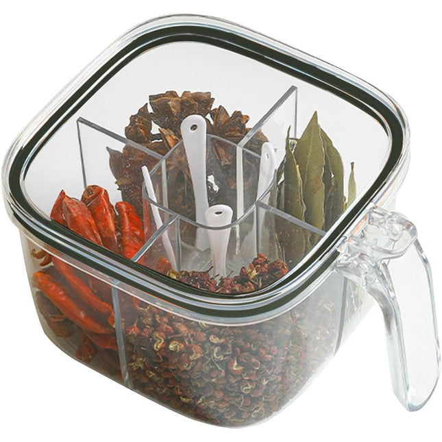 Depozitare Alimente, din Plastic/Silicon,5 Compartimente