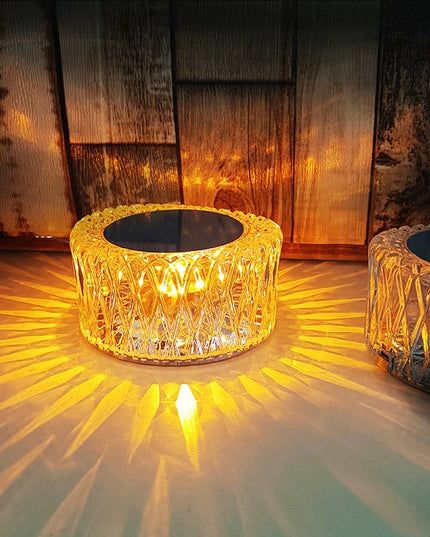 Lampa LED RGB 16, 3 Nivele de Intensitate, Incarcare USB, 3W, Cristal Acrilic,Telecomanda