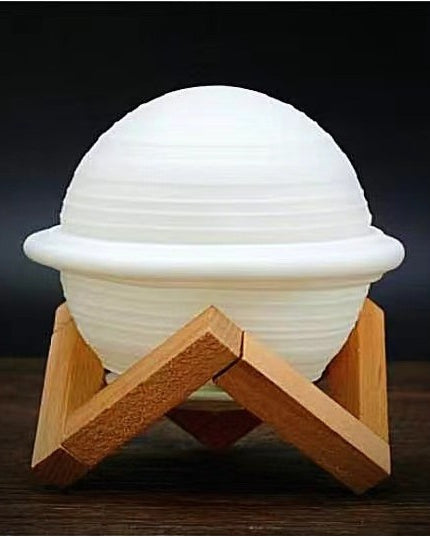 Lampa de Veghe, Model Planeta Saturn, 3D, Lumina