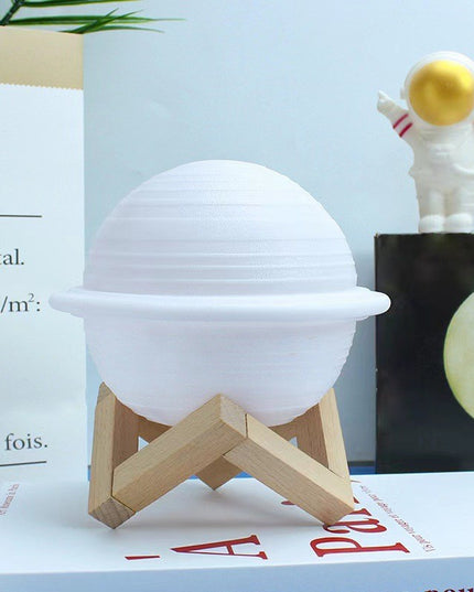 Lampa de Veghe, Model Planeta Saturn, 3D, Lumina