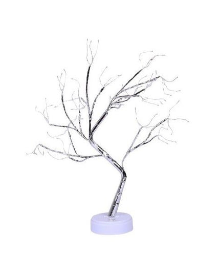 Lampa de veghe LED cu baterii si USB, Model Copac din cupru