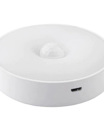Lampa de Veghe LED, cu Senzor de Miscare, Incarcare USB, 0.6W, 300mAh, Design Rotund