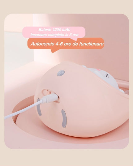 Lampa de veghe portabila cu 2 moduri de functionare silicon non-toxic, reincarcabila USB, senzor miscare
