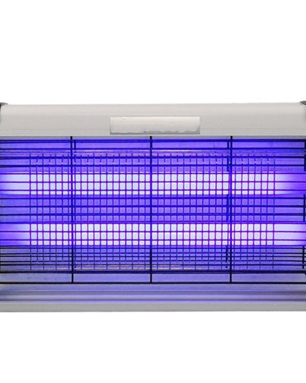 Lampa Electrica Anti Insecte, Lumina Neon, 2 tuburi cu putere de 20W, Suspensie Perete, Carcasa din Plastic Metalica