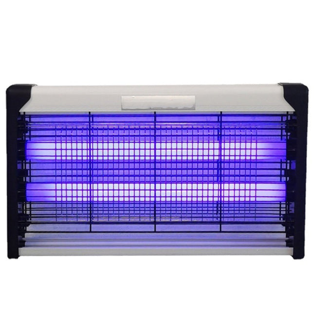 Lampa Electrica Anti Insecte, Lumina Neon, 2 tuburi cu putere de 40W, Suspensie Perete, Carcasa din Plastic Metalica