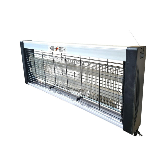 Lampa Electrica UV Anti Insecte, Lumina Neon, 2 tuburi cu putere de 30W, Suspensie Perete, Carcasa din Plastic Metalica