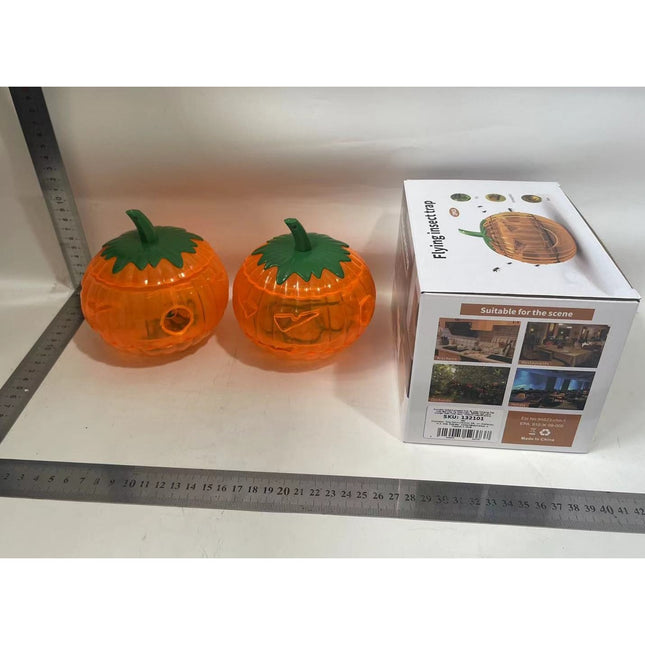 2 Capcane pentru Insecte, Forma de Dovleac,din ABS